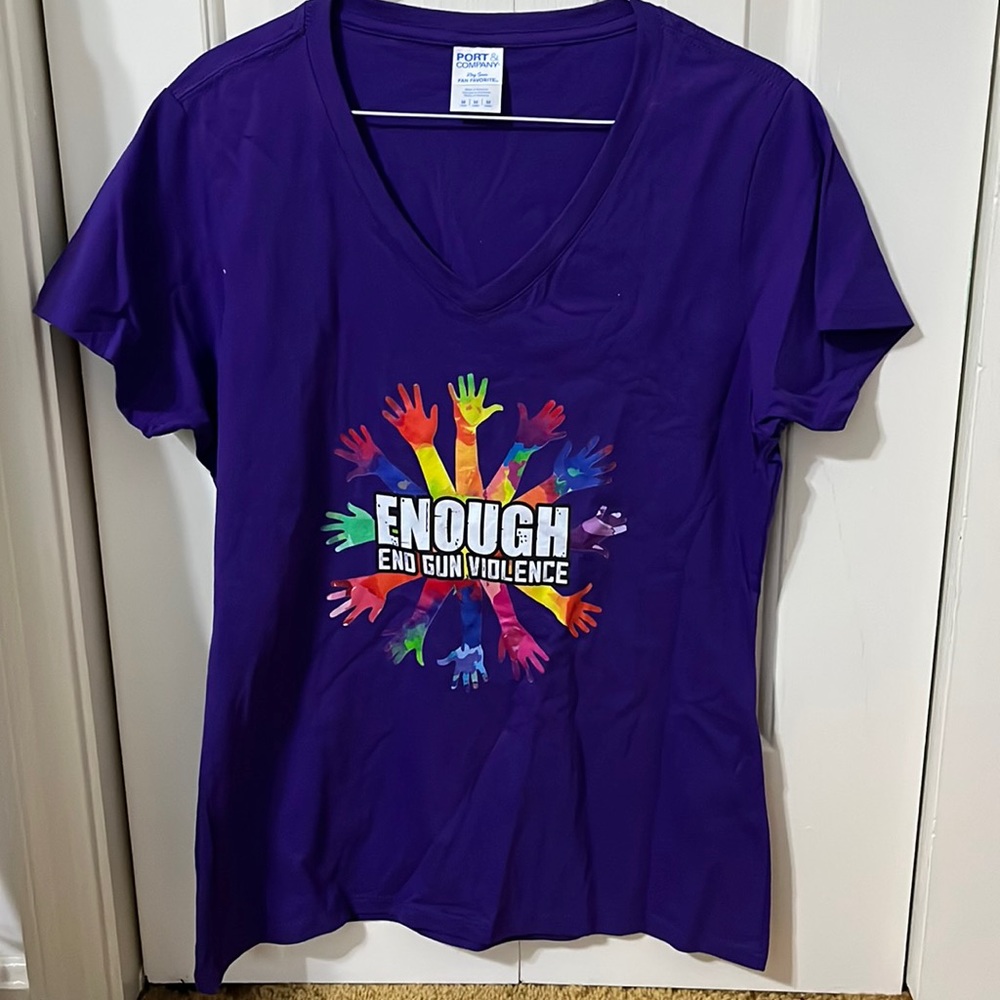 💜4-for$20💜 End Gun Violence V-neck